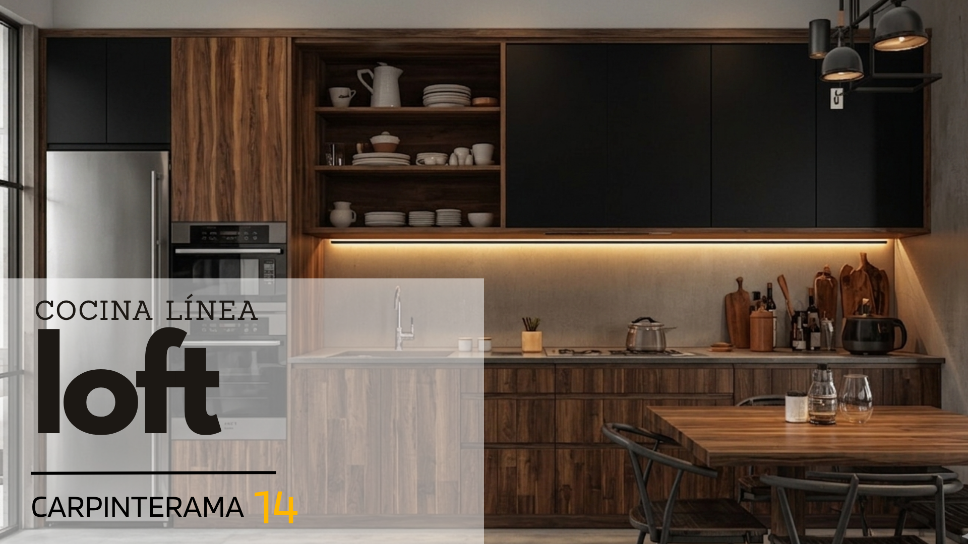 Cocina Estilo Loft
